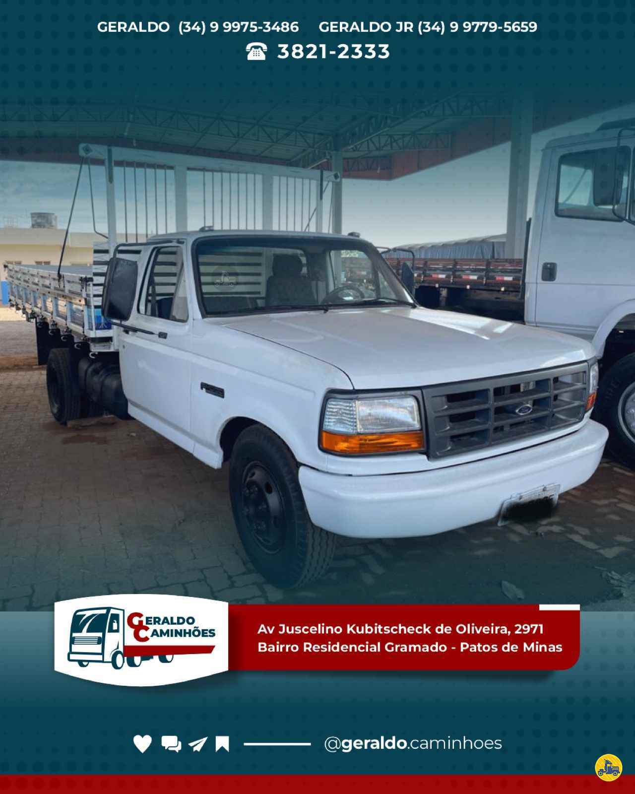 CAMINHAO FORD F4000 Carga Seca Toco 4x2 Geraldo Caminhões PATOS DE MINAS MINAS GERAIS MG